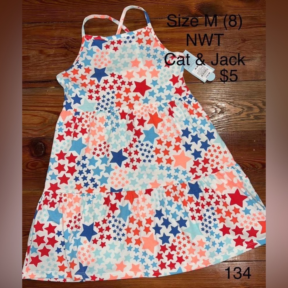 Cat & Jack Star Printed Dress